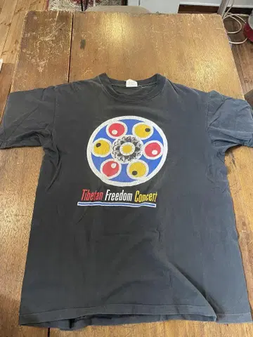 tibetan freedom concert 빈티지 밴드 티셔츠