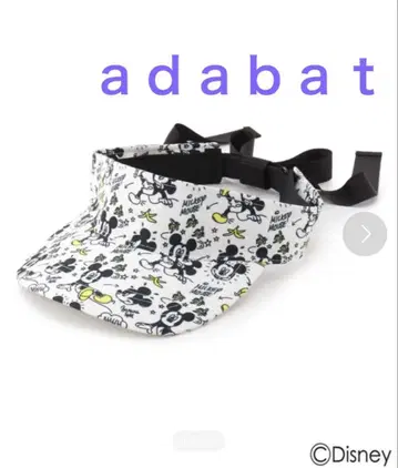 [ 새상품 ] 미키마우스 선바이저 여성용 아다바트 adabat