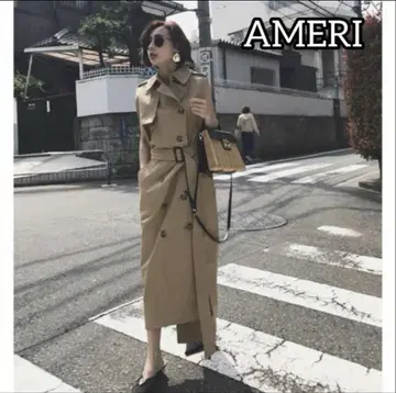 Ameri VINTAGE CUT OFF TRENCH VEST 트렌치코트