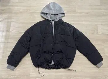 ZARA 페이크 레이어드 패디드 자켓