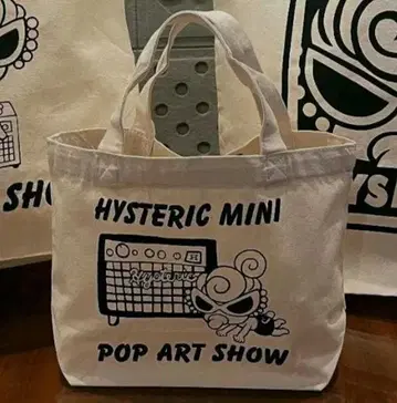 즉시 발송 HYSTERIC MINI POP ART SHOW ECO BAG