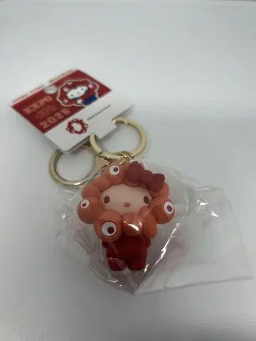 최애 컬러 입체 마스코트 키링 산리오 미야쿠미야쿠 키티