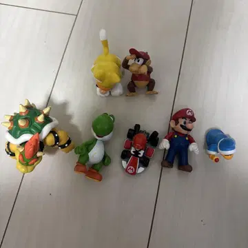 슈퍼 마리오 피규어 컬렉션 쿠파 마리오 요시 모음