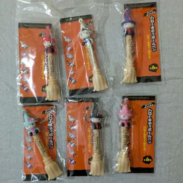 로손 오리지널 헬로키티 볼펜 헬로키티의 빗자루 전 6종류