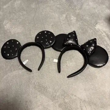 디즈니 머리띠 가죽