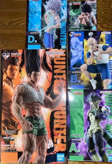 x 5세트 제일복권 HUNTER x HUNTER 피규어 묶음 판매