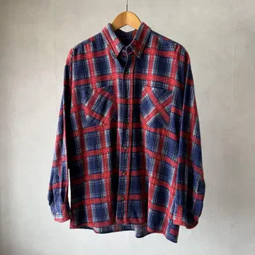 90s TRAIL'S END 플래드 플란넬 L/S 셔츠