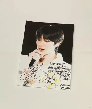 세븐틴 로손 프린트 carat summer camp 민규 1