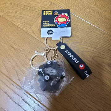 만박 산리오 미야쿠미야쿠 키링 블랙 변신 폼폼푸딩