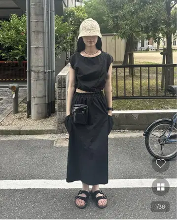 nugu sep19 나일론 투피스 세트