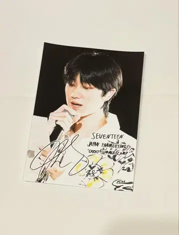 세븐틴 로손 프린트 carat summer camp 민규 2