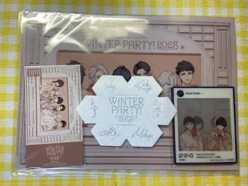 A3! 겨울조 winter party 입장 특전 클리어 파일 티켓