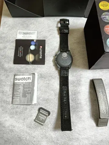 새상품급.OMEGA x Swatch 미션 투 머큐리 손목시계