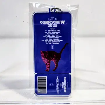 블랙꿈 CORKSCREW 2025 티켓풍 아크릴 키링 9/6 도쿄