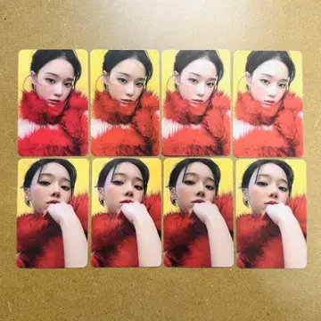 aespa Rich Man 윈터 트레이딩 카드 Burst japan 8장