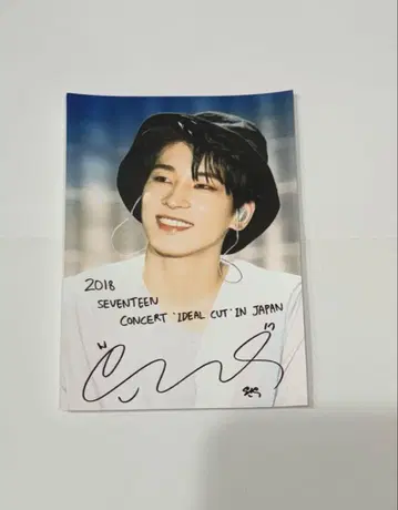 Seventeen 로손 프린트 ideal cut 원우 L 판 3