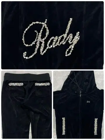 Rady 블랙 벨로아 셋업