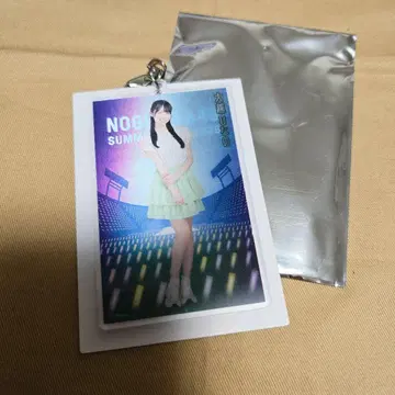 [미사용] 노기자카46 A상 개별 카드 키링 오오고시 히나노