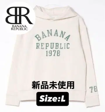[ Size:L ] BANANA REPUBLIC 후드티 키시 유타