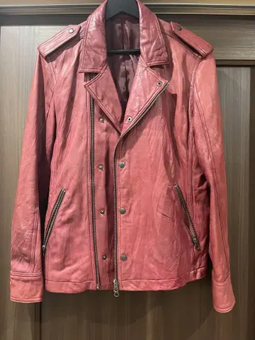 BF 세일 더블 라이더 자켓 양가죽 L