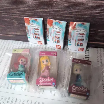 Qposket 미니어처 컬렉션3 아리엘 엘사 오로라 공주