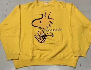 PEANUTS 80s 맨투맨 woodstock mayo spruce