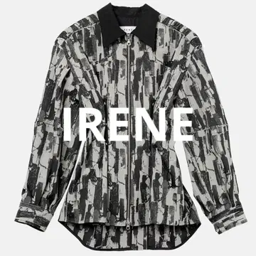 새상품급 IRENE 자카드 셔츠 자켓