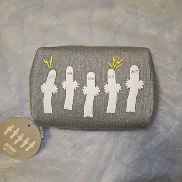무민 니요로니요로 퍼프 프린트 미니 파우치