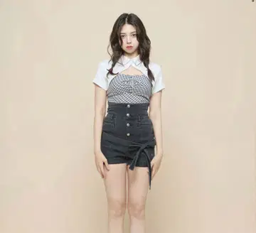 Highwaist ribbon pants andmary