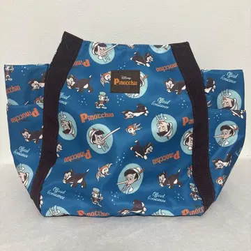 토트백 피노키오 Pinocchio 블루 파랑 시마무라 Disney