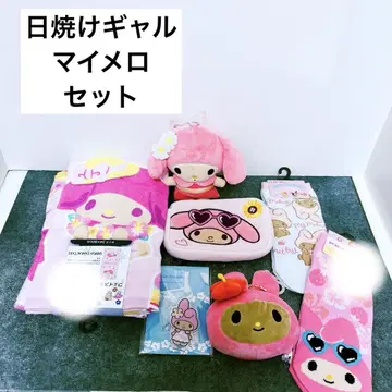 [새상품] 일광화상 마이멜로디 마스코트 참 파우치 타월 세트