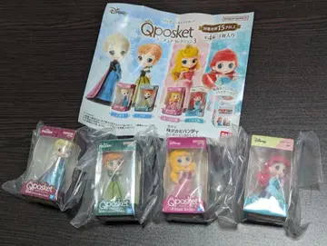디즈니 캐릭터 Qposket 미니어처 컬렉션 3 컴플리트