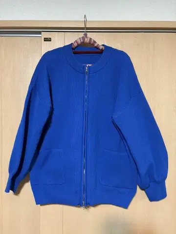 ingni 집업 가디건 M 블루