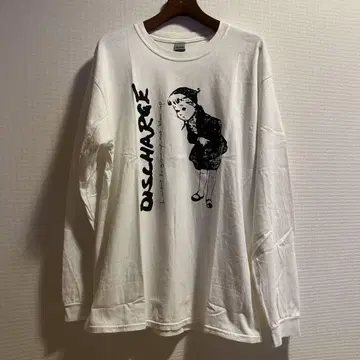 DISCHARGE 티셔츠 롱T 롱 디스차지