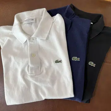 3장 세트 LACOSTE L1212 4 반팔 피케 셔츠
