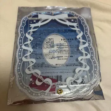 후쿠야 포토 카드 아크릴 프레임 그라데이션 레이스 블루