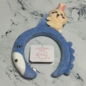 치이카와 파크 토끼 만보우 봉제 인형 머리띠