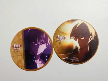 Fate ufotable 카페 길가메쉬 코스터 2장