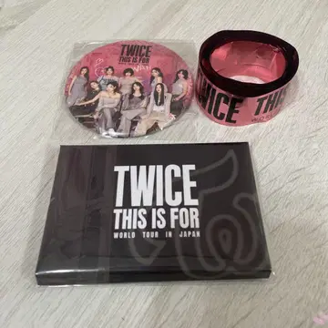 TWICE 업그레이드 캔뱃지 트레이딩 카드 은테 은테이프 핑크