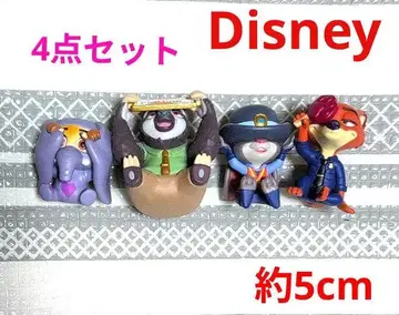 K167 새상품급 Disney 주토피아 숨바꼭질 피규어 4세트