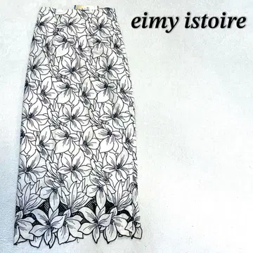 새상품급 에이미 이스트 월 자수 펜슬 스커트 M 사이즈