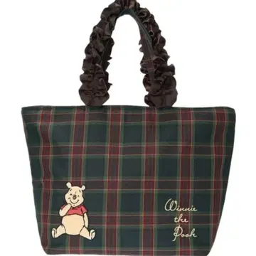 Maison de FLEUR 곰돌이 푸 프릴 토트백 미개봉