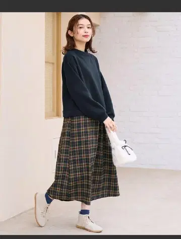 미사용 편안하고 귀여운 도킹 원피스 XL 네이비 계열