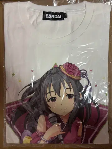 아이돌 마스터 신데렐라 걸스 후지와라 하지메 풀컬러 T셔츠 L 사이즈