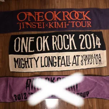 ONE OK ROCK 투어 타월 2개 세트