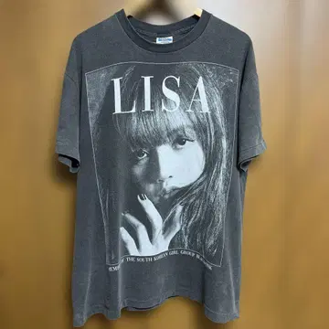 BLACKPINK LISA 리사 페이드 티셔츠 XL