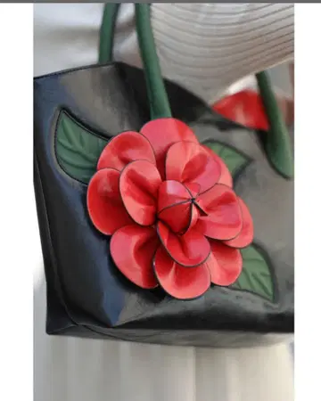 cawai french pave 장미 토트백 새상품