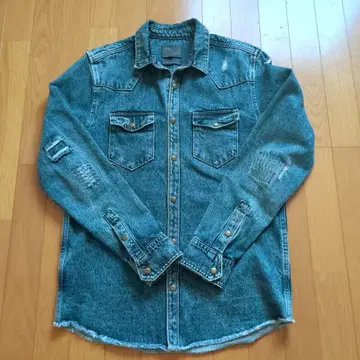 ZARA 데미지 데님 자켓 M