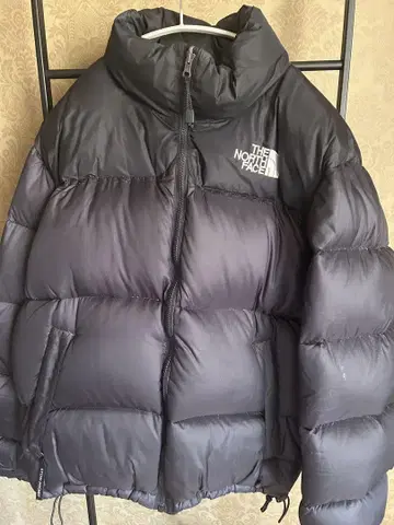 90s THE NORTH FACE 남성용 다운 자켓 US M 블랙