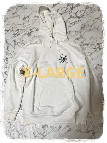 T18987 X-LARGE x 런던 폴리스 한정판 콜라보 맨투맨 후드티